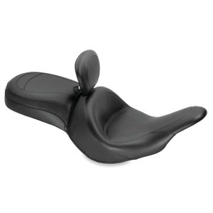 Kawasaki Vaquero One-Piece Motorcycle Seat - Mustang Motorcycle - Touring - Black - `11-`19